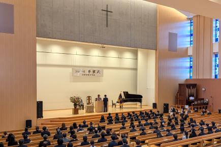 卒業生代表による答辞