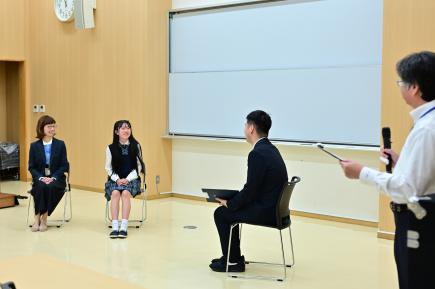 「面接練習」実際の流れに沿って