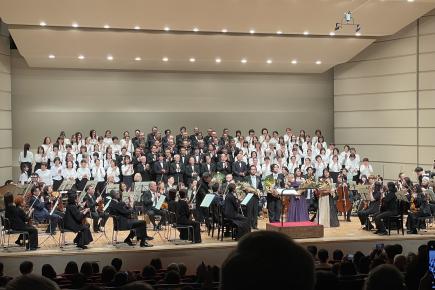 「第九」フィナーレのカーテンコール