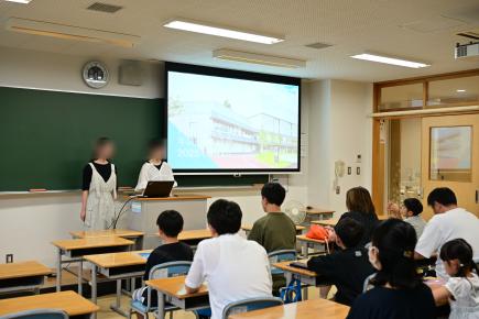 昨年の様子～在校生による学校紹介