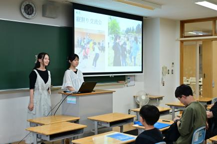 前回（8月）のナイト説明会～年間行事の紹介