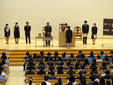 優秀な成績を修めた生徒・団体の表彰がありました。｜尚絅学院高等学校