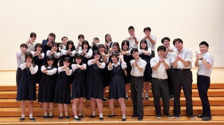 終了後、晴れ晴れとした顔で集合写真！