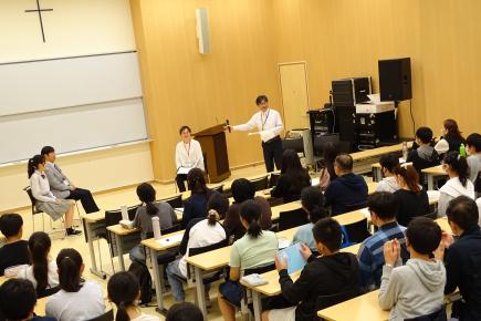 昨年度の様子（面接練習）