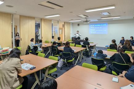 佐藤教頭から学校説明・入試説明