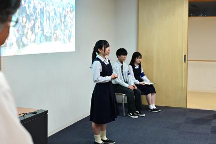 生徒による閉会の挨拶