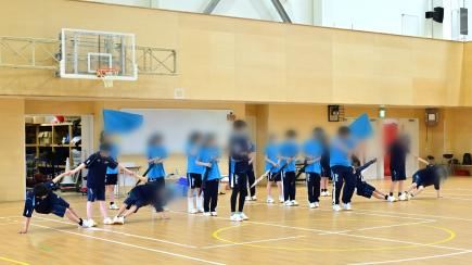 工夫を凝らした応援合戦
