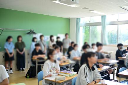 実際の授業（数学）を見学